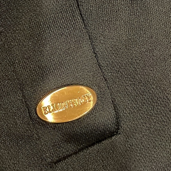 Ellen Tracy Black Raincoat Button Front Belted Petites M Removable
Hood - Picture 8 of 9